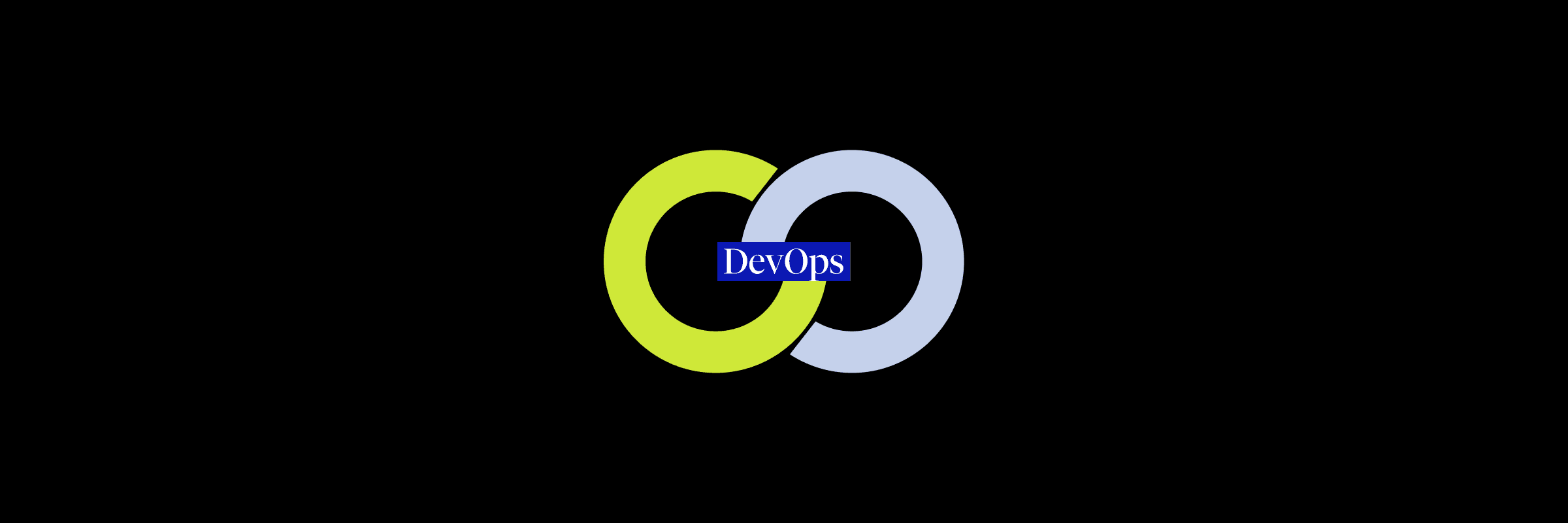 Obrázok vytvorený z loga spoločnosti a nápisu "DevOps".