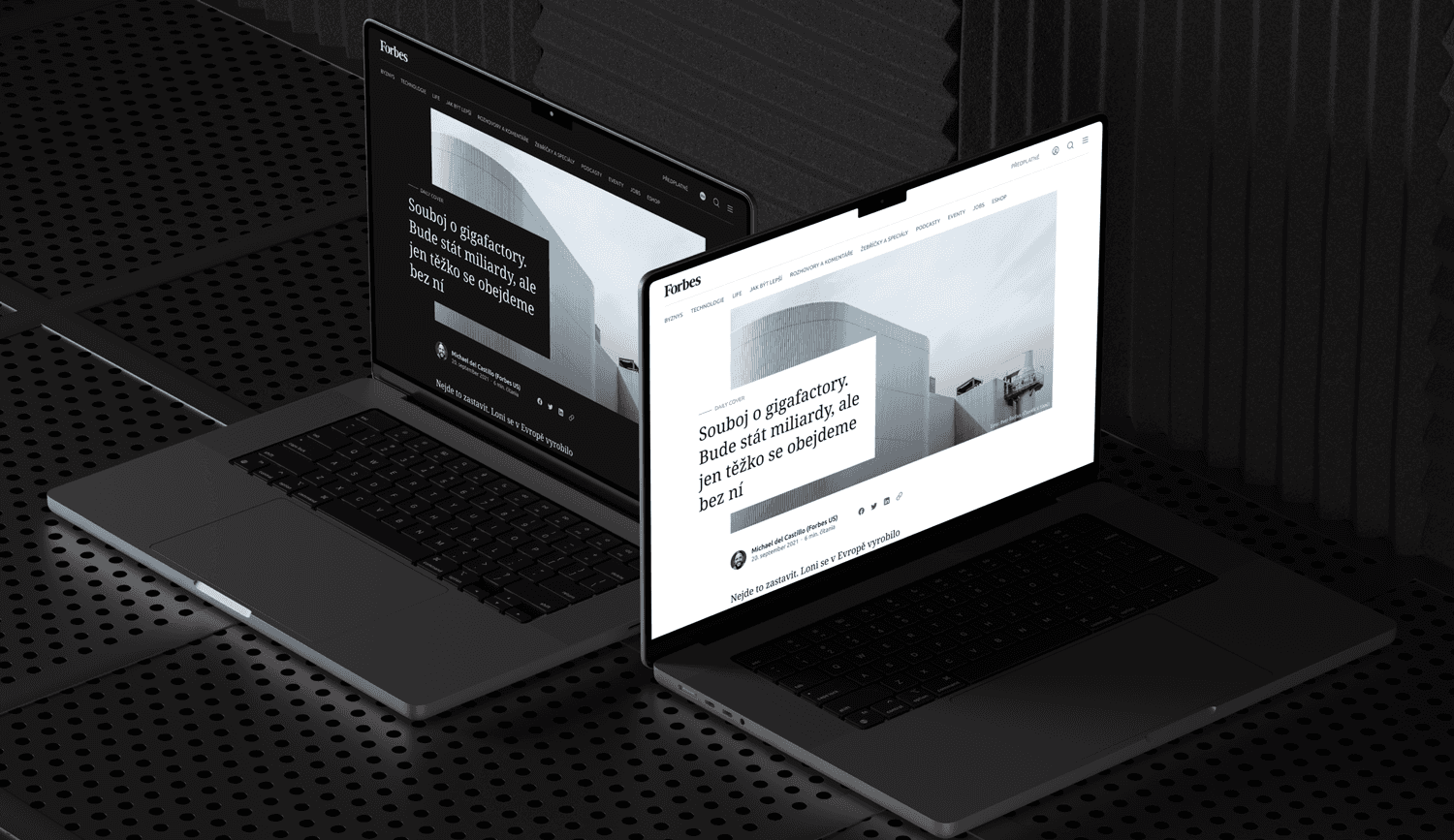 Forbes web mockup