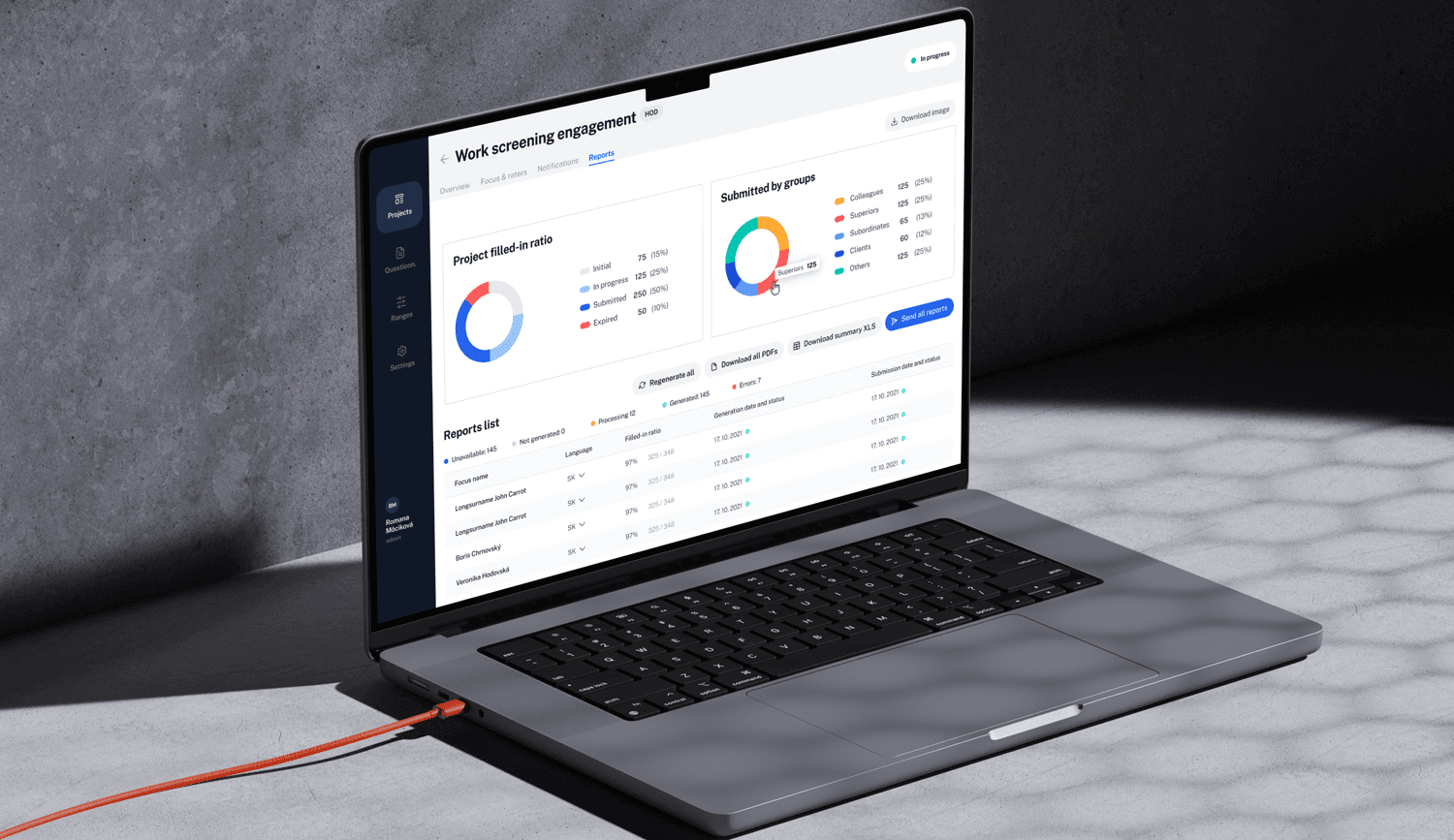Kia 360 web app mockup